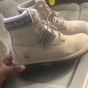 Timberland Kids Light Grey Boots